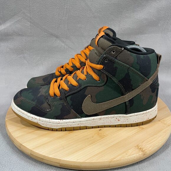 Nike SB Dunk High FiveOne0 510 Camo Mens Size 8 Pre-Owned Shoes 646552-037 main image 16